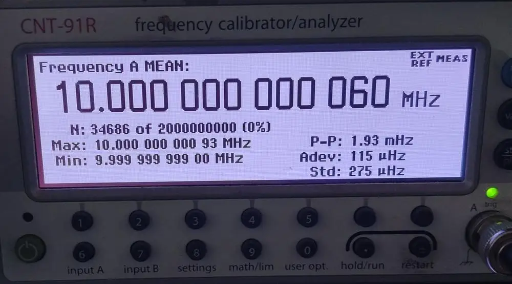 By BG7TBL 10MHz SINE WAVE GPS DISCIPLINED rubidium clock Support  BDS/GLONASS/GALILEO 1PPS OUTPUT:SQUARE WAVE