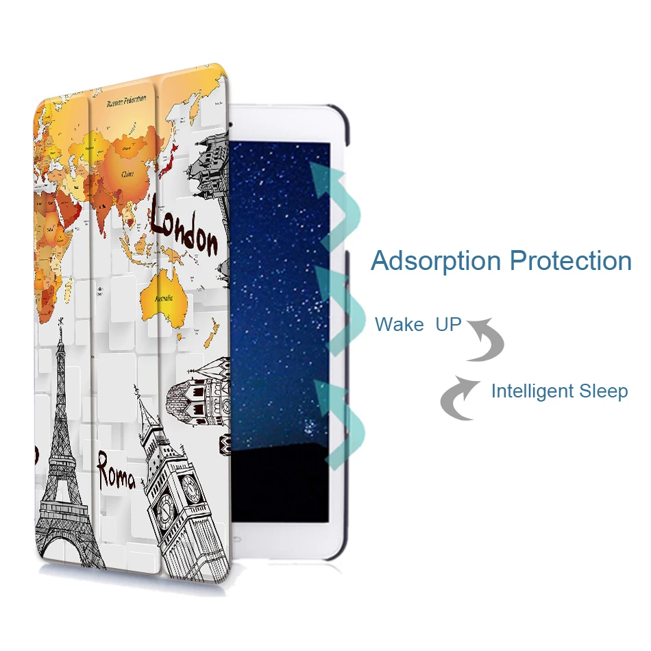 Sanmubaba Case For Acer Iconia Tab 10 B3-A40 10.1 PU Leather Magnetic Flip Stand Smart Cover Protective Shell Auto Sleep Wake Up