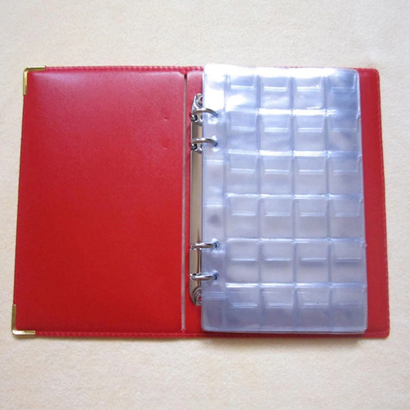 480 Pieces Coins Storage Book Commemorative Coin Collection Album Volume Folder Hold Mini Penny Coin Storage Bag
