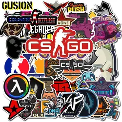 50PCS/Pack CS GO Anime Game Stickers Skateboard Laptop Guitar Luggage Funny Cool Graffiti Retro Sticker Kids Toys J0421