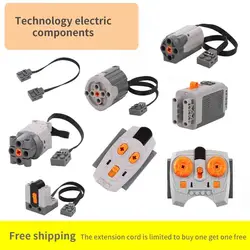 Motor Plug-in Building Blocks M Motor PF Modified MOC Wireless Remote Control Receiver Battery Box