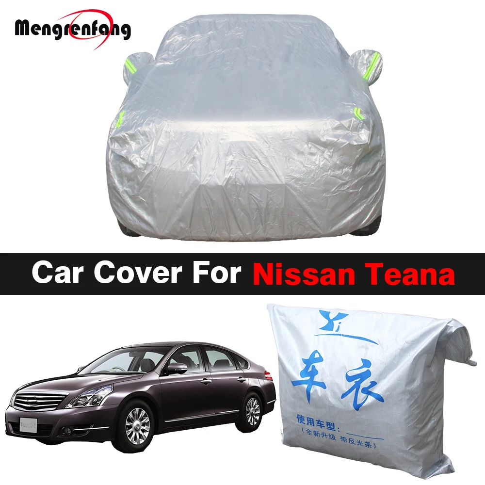 Car Cover Outdoor Anti-UV Sun Shade Rain Snow Dust Protection Windproof Auto Cover For Nissan Teana