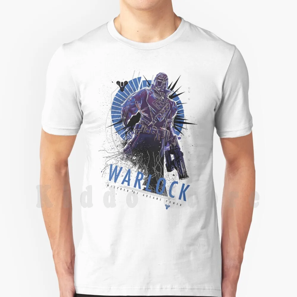 Arcane Power T Shirt DIY Big Size 100% Cotton Destiny Destiny 2 Bungie Mmorpg Shooter Warlock Warlock Class Voidwalker Pro