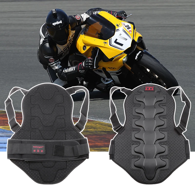 Motorcycle Back Protector Foam Back Protector Racing Anti-fall Vest Protective Gear Motorbike Body Armor Motorcycle Accessories