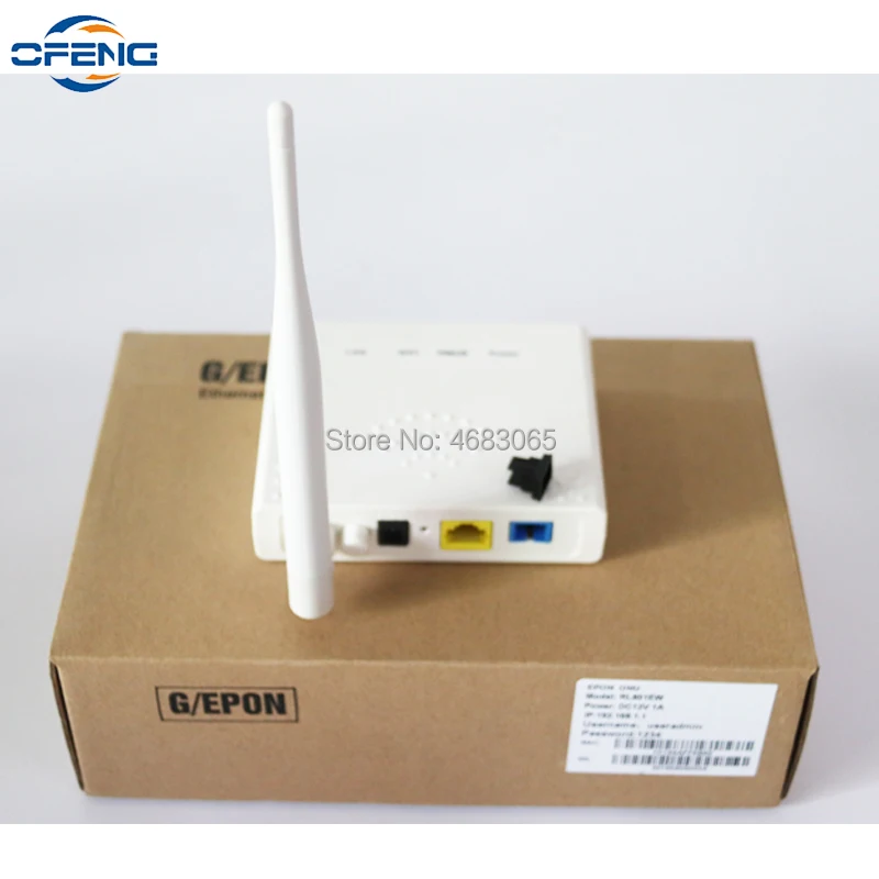 

1GE WIF Gigabit GPON ONU RL801GW FTTH Terminal Router Optical Network Unit ONT Modem English 100% Original New