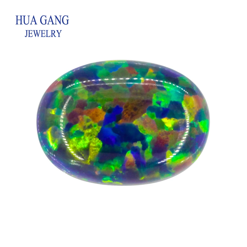 

Синтетический Опал OP35, незакрепленные камни овальной формы, основа, кабошон, созданные опалом, полудрагоценные камни для ювелирных изделий 3x5 мм-10x14 мм