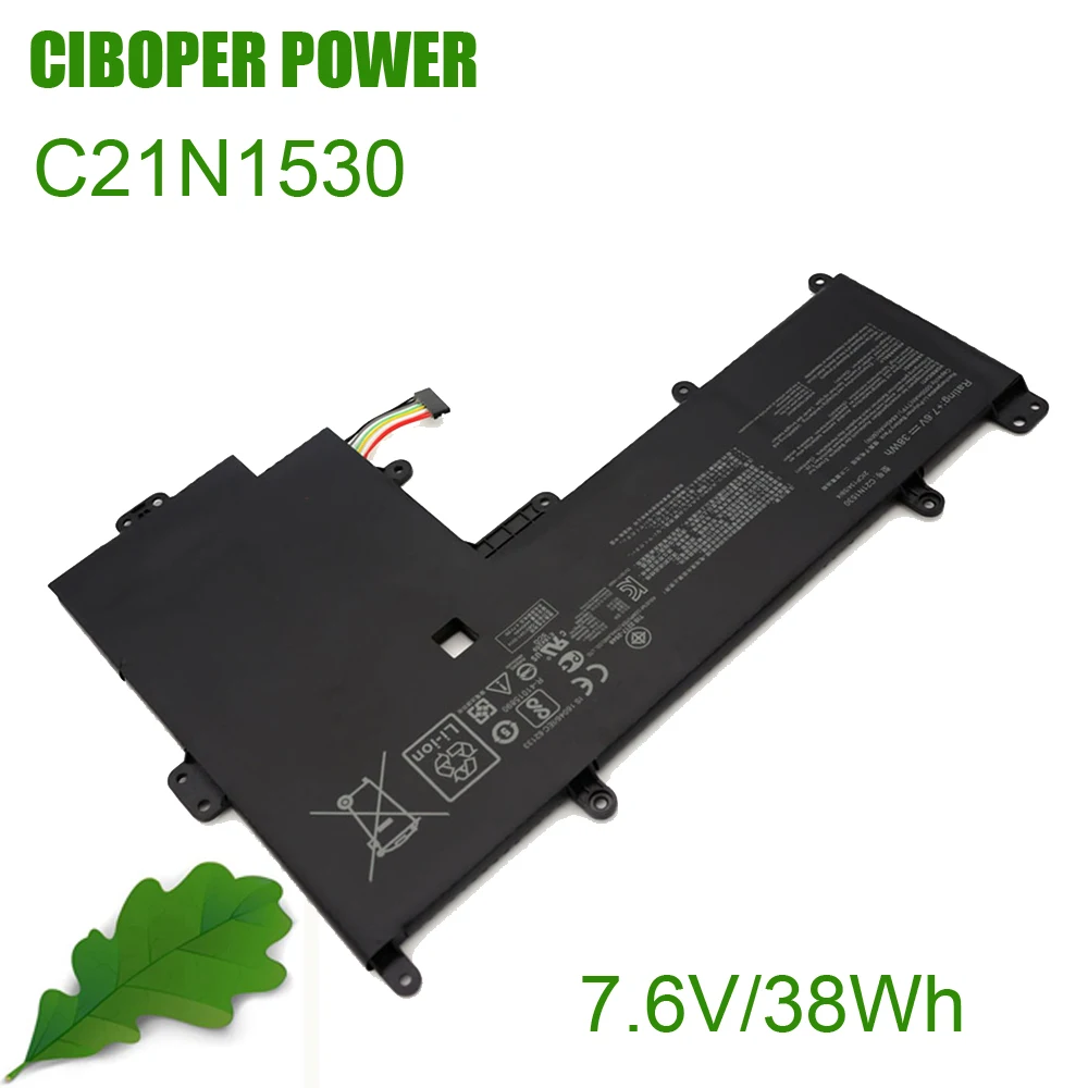 

CP Laptop Battery C21N1530 7.6V 38Wh 5000mAh For Chromebook C202 C202SA-2A C202SA-GJ0048 C202SA-YS02 VivoBook E201NA 0B200-01990