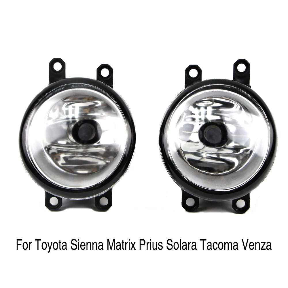 

For Toyota Sienna Matrix Prius Solara Tacoma Venza Front Bumper Fog Light Lamp Bulb H11 Clear Lens