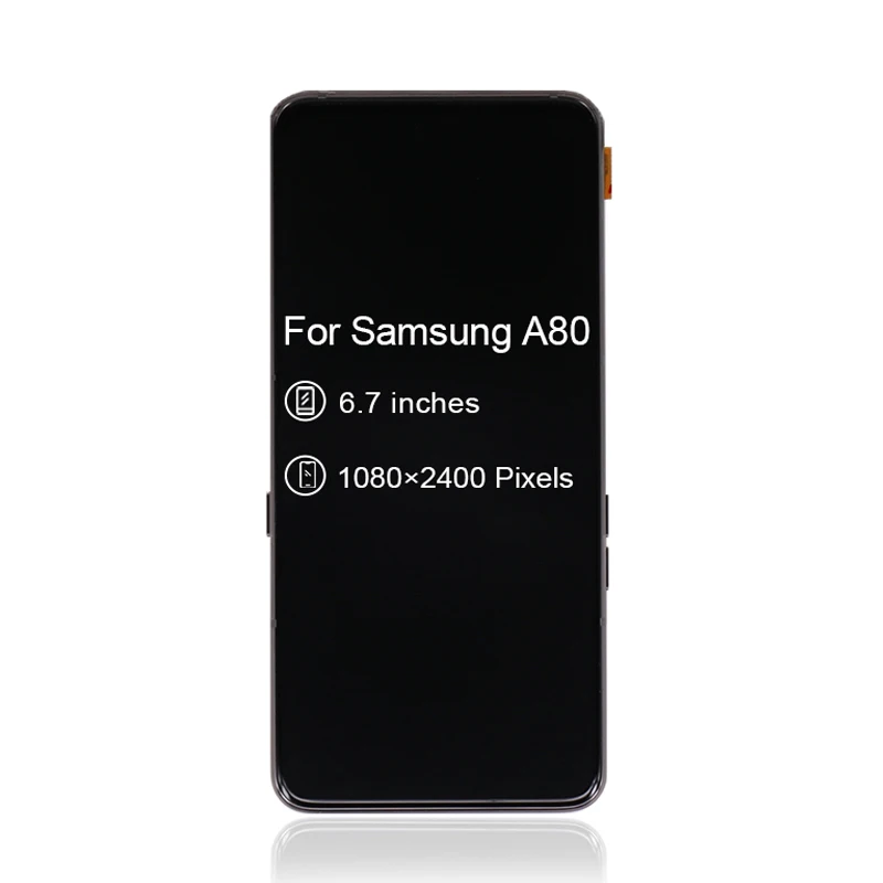 AAAAA OLED For Samsung Galaxy A80 A805F A80 A805 LCD Display Touch Screen Replacement Digitizer Assembly OLED lcd For Galaxy A80