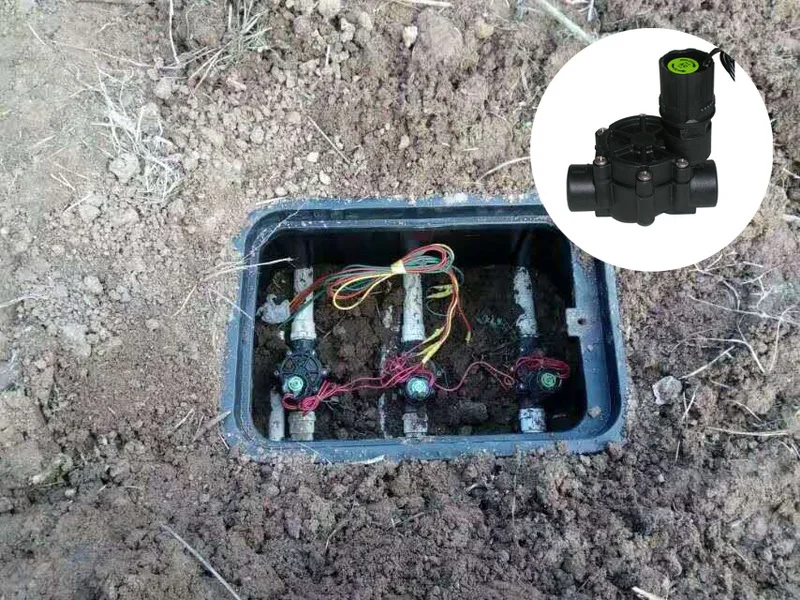 3/4" 1" Normalerweise geschlossenes Magnetventil für Wasser 220V 12V 24V Nylonventil für Landwirtschaft, Garten- und Landschaftsbewässerung – Detail 5