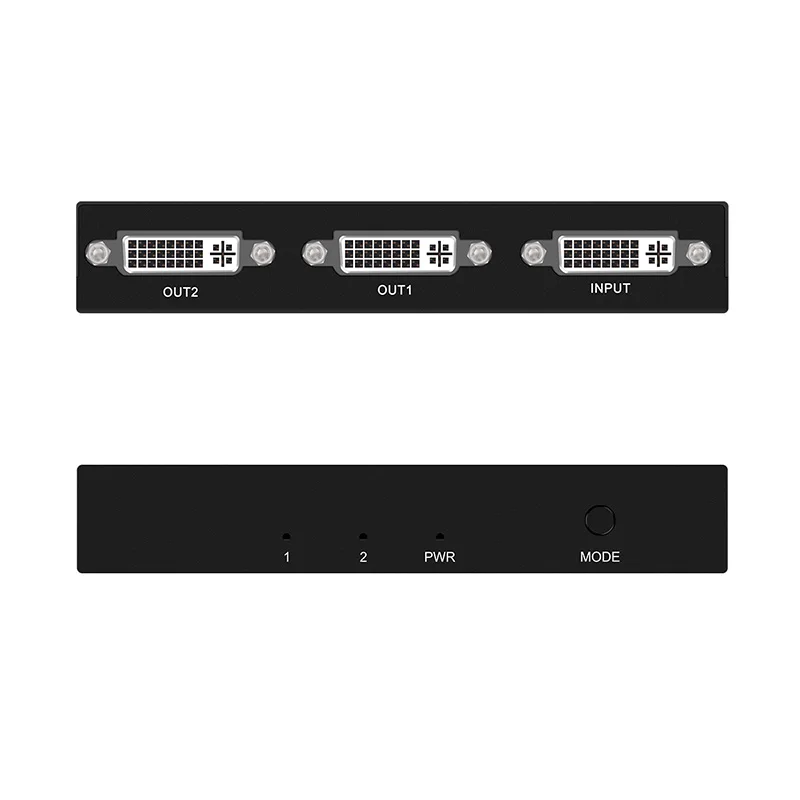 

50 шт. распределитель DVI 1x2 распределитель DVI 1 в 2 выход DVI разделитель дикозырька от 1 до 2