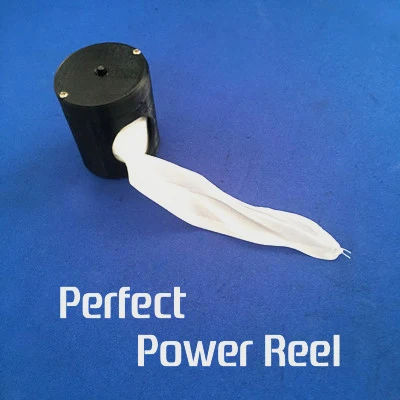 

Perfect Power Reel (Flesh/Black Available) Magic Tricks Silk Flying Device Stage Street Magician Props Accessories Gimmick Funny