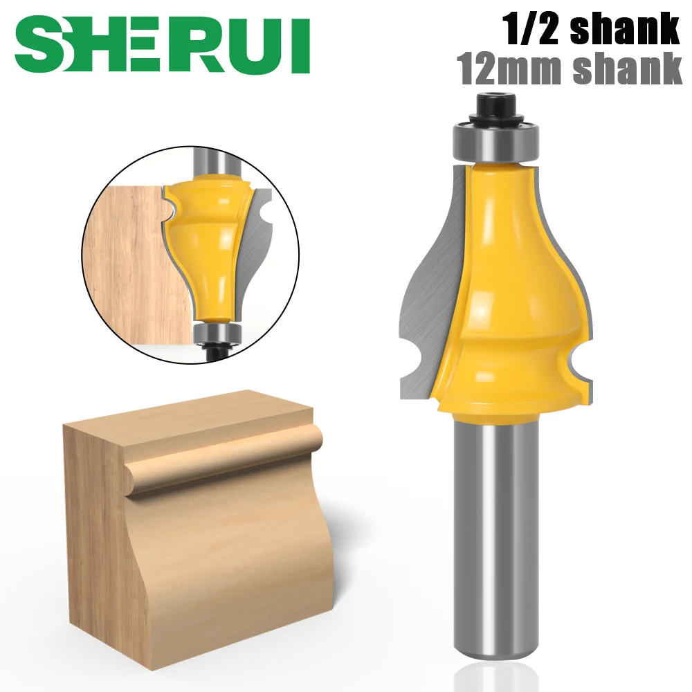 1PC 12Mm 1/2in Shank Handrail Router Bit-มาตรฐาน/ขลุ่ยมีดเครื่องตัดไม้ตัด Tenon เครื่องตัดไม้สำหรับงานไม้เครื่องมือ