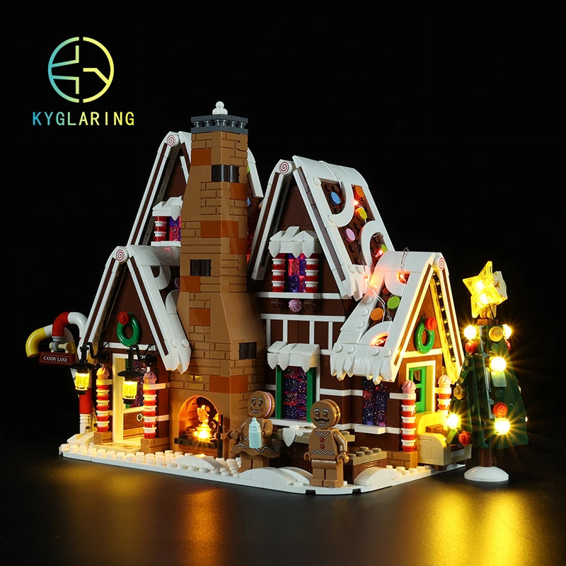 Kyglaring Led Lighting Set DIY Toys For Creator 10267 Gingerbread House (Classic Version) Blocks Building