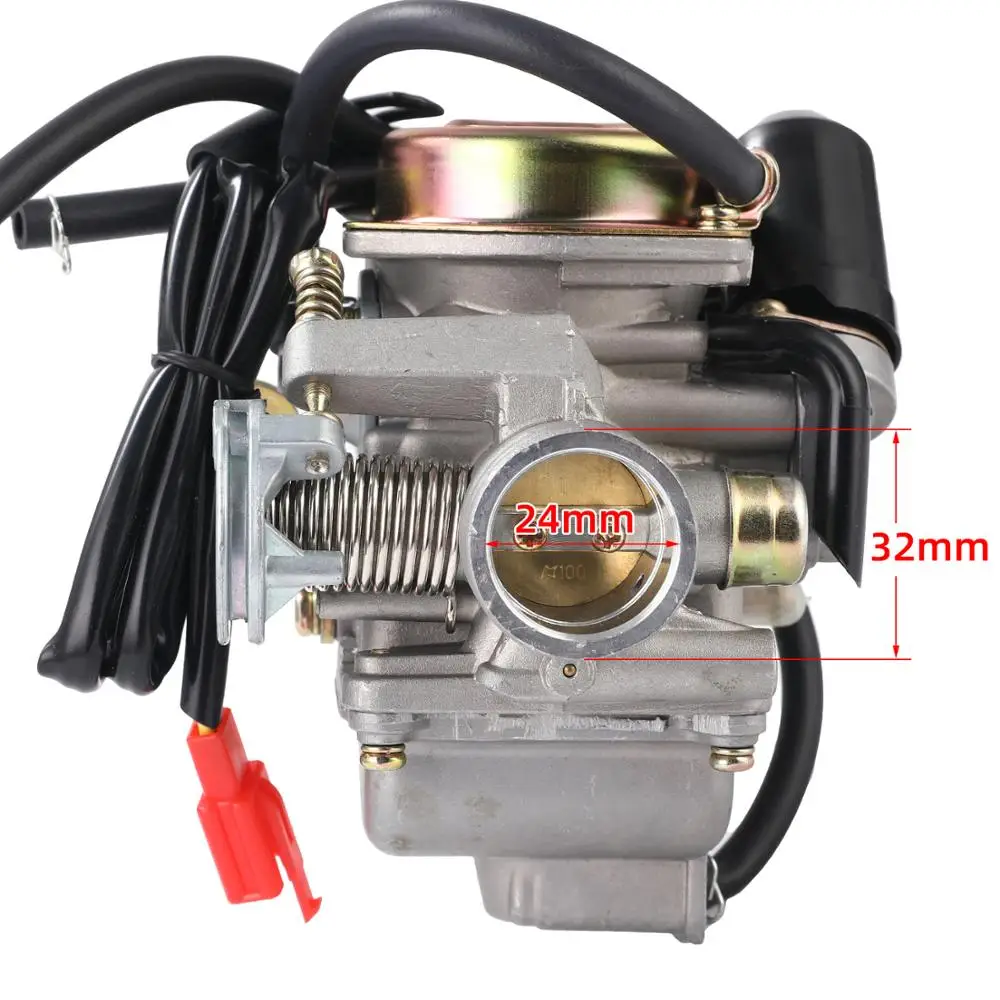 Motorcycle PD24J Carburetor GY6 125cc 150cc Carburetor Fits BAJA 125cc Scooter ATV Kart Scooter Moped Motorcycle Parts Carbureto