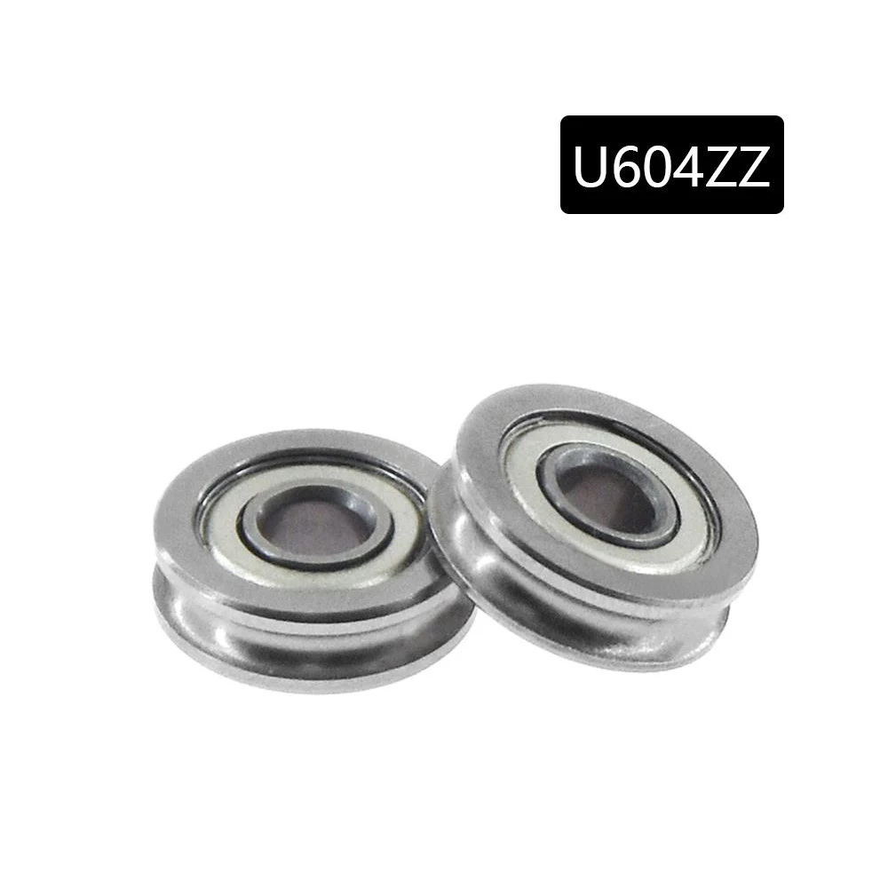 10pcs High quality Miniature bearing MR95ZZ Flange bearing F684ZZ U-Groove Bearings U604ZZ Bearing Metal Shielded Ball Bearings