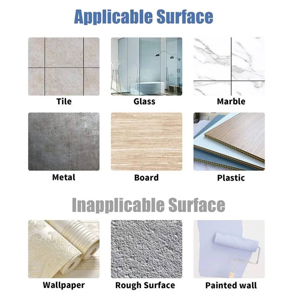 

Removable Easy to Install Heavy-Duty Chrome-Plated Suction Cup Hooks Bathroom Shower Organization