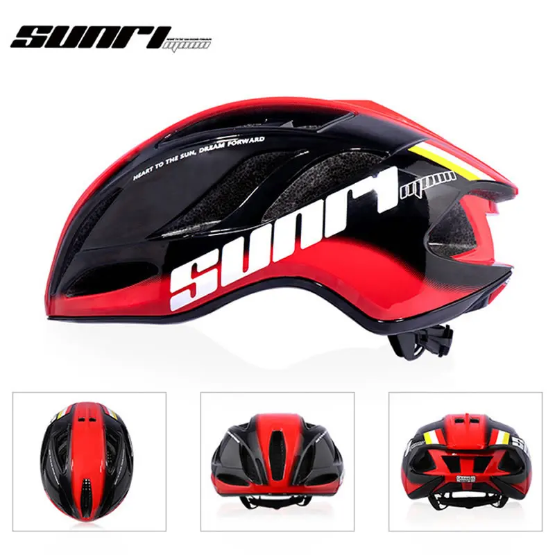 

SUNRIMOON MTB Road Bicycle Helmet Racing Road Bike Aerodynamics Integrally-Molded helmet Ultralight Safety bike helmet