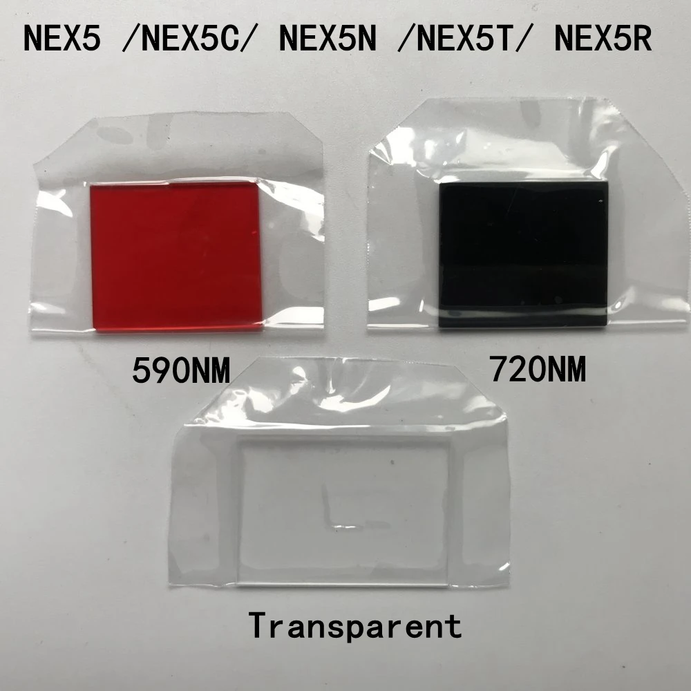 Customized Product For Sony NEX5N NEX5C NEX-5 NEX 5N 5C CCD CMOS Image Sensor Infrared IR Filter Refit Replacement 590NM 720NM