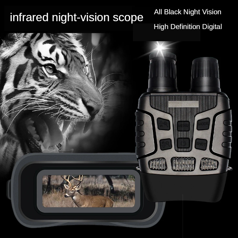 

Infrared Telescope Night Vision Device Binoculars HD magnifying Digital Photo Video Recording Hunt Gear