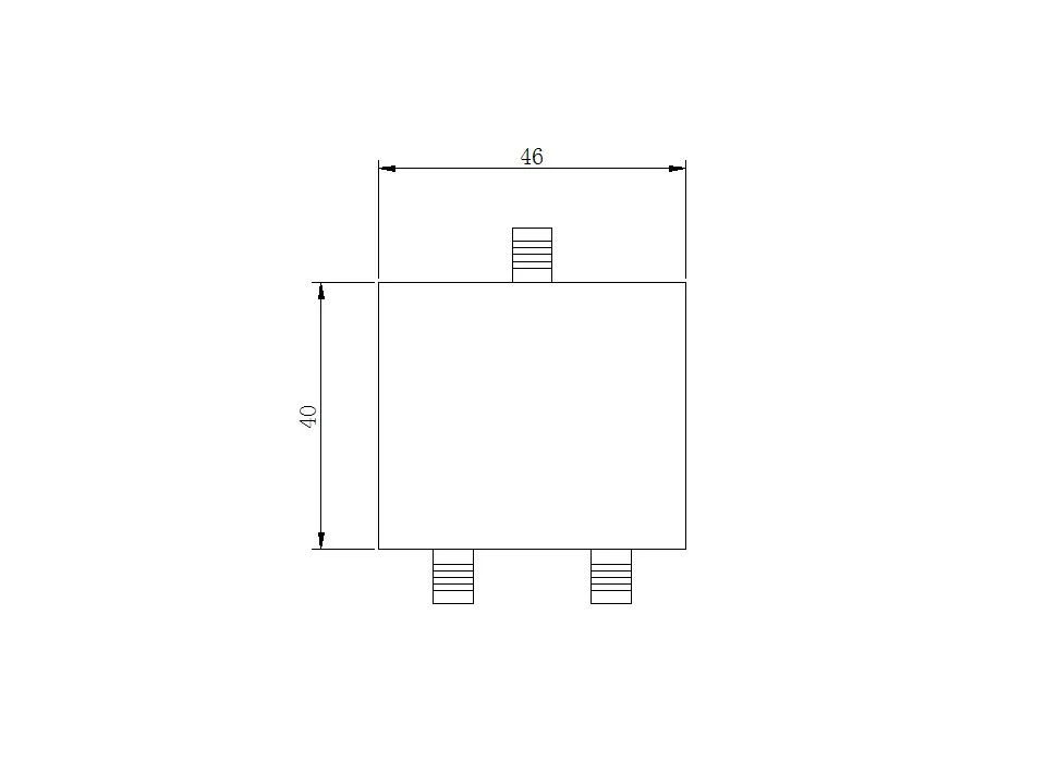 Microwave Power Divider Combining 350-3000m 1 / 2 GPS WiFi Power Divider VHF Power Divider