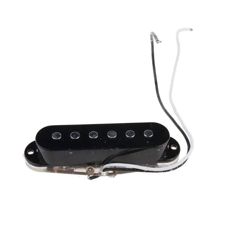 6 Strings Electric Guitar Pickups Single Coil Bass Black Stable Sustain Effect Keeps Sound Clarity 2021 NEW Guitar Coil