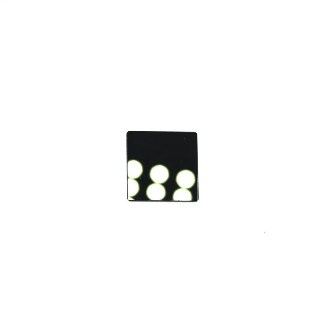 5 piezas en total 365nm ZWB2 tamaño 80x50x2mm filtro de paso uv vidrio