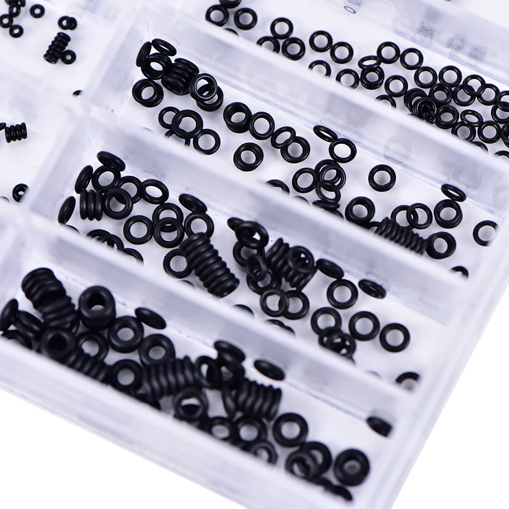 300pcs Waterproof Rubber O Ring Watch Watch Repair Tool Crown O-Ring Watch Head Ring Gasket Washer  Accessory for Watchmaker