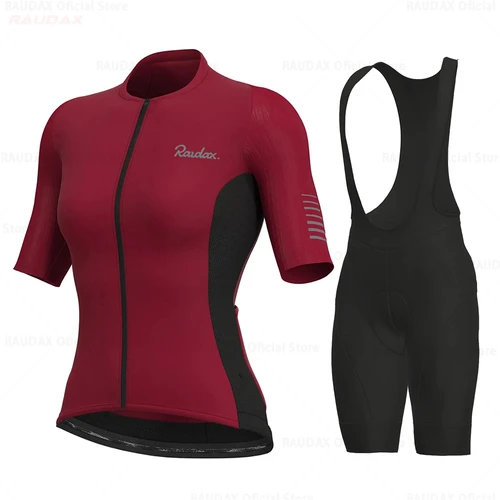 Ropa de Ciclismo para Mujer, Ropa de Ciclismo Raudax, Jersey de Ciclismo de manga corta, Uniforme para bicicleta de montaña, Maillot de triatlón, 2025