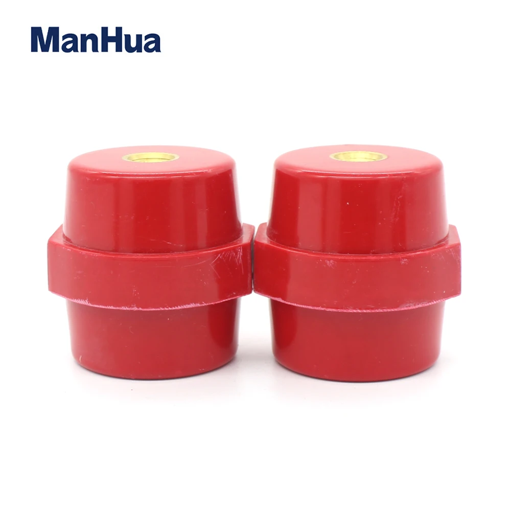 ManHua SM-40 Low Voltage Isolator Busbar Electrical Insulators Conical Busbar Blocks