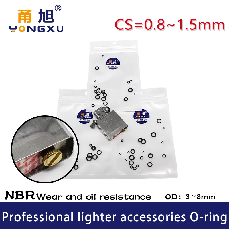 O-ring oil-resistant Lighter accessories seal ring gasket repair parts kerosene lighter windproof and Gas seal cigaret lighter