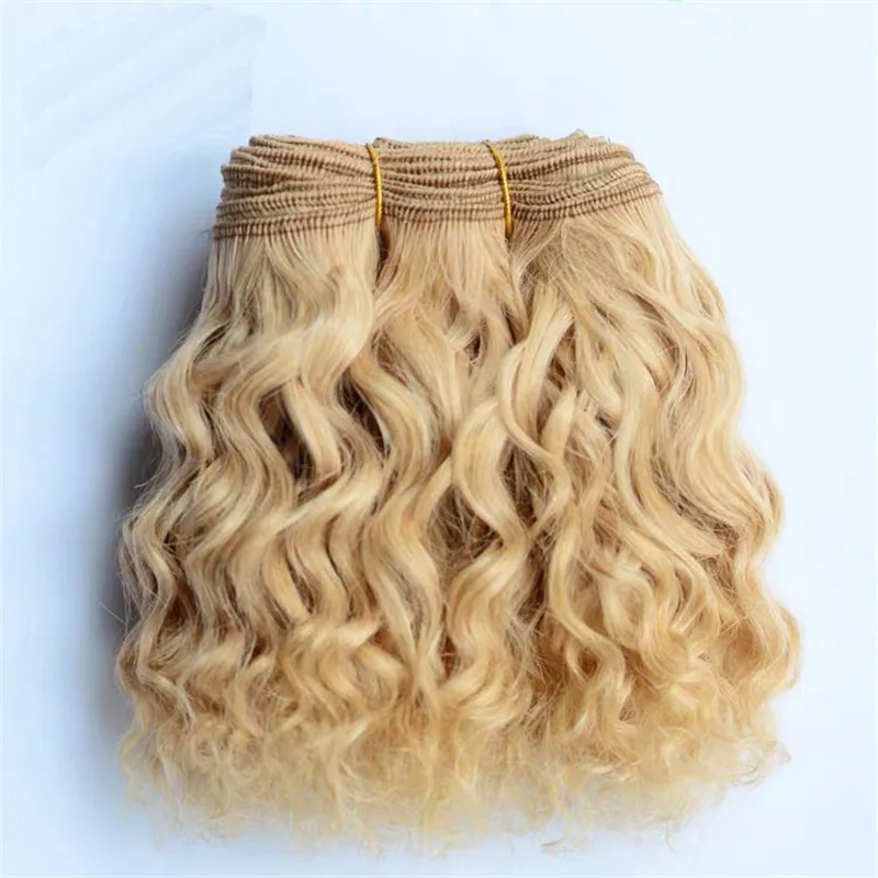 Extensions de cheveux bouclés à vis pour toutes les poupées, perruques de cheveux bricolage, trames de cheveux en laine, accessoires de jouets,