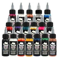 Ophir 12/18 Kleuren Tijdelijke Tattoo Airbrush Pigment 30Ml/Fles Airbrush Inkt Pigment Voor Body Paint Kleuren TA053