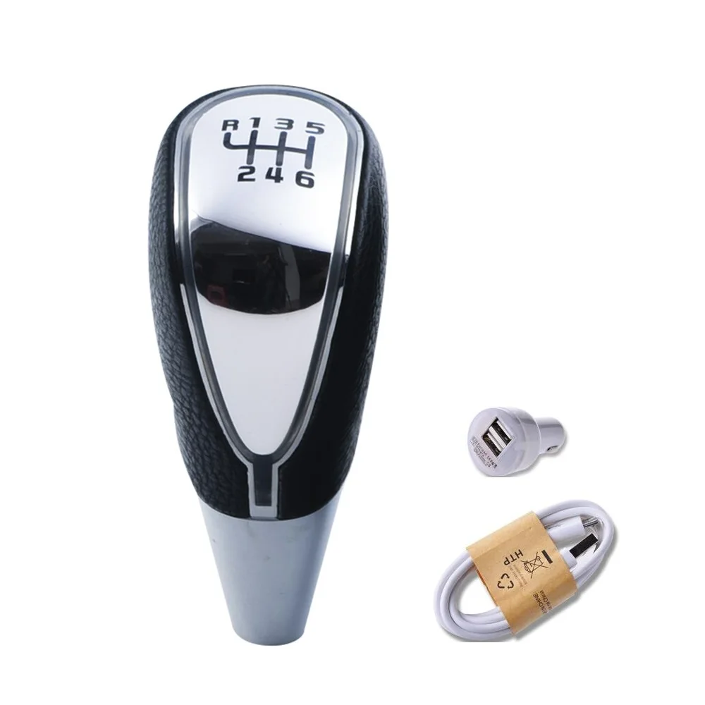 العالمي 110 مللي متر 7 ألوان التغييرات 5 6R سيارة اللمس المنشط مصباح ليد مضيئة والعتاد التحول المقبض صالح لمعظم السيارات صالح لتويوتا #1