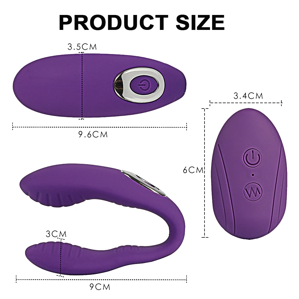 Vibrating Sex Toy For Adult Vagina Clitoris Stimulate U Type Vibrator for Women Masturbator Wireless Remote Vibration for Couple