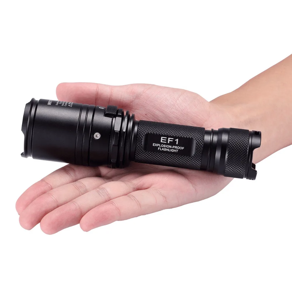 

NITECORE EF1 Взрывозащищенный светодиодный фонарик XM-L2 U3 830LM Тактический фонарик ProTorch Ex D II C T5 Gb с батареей 18650