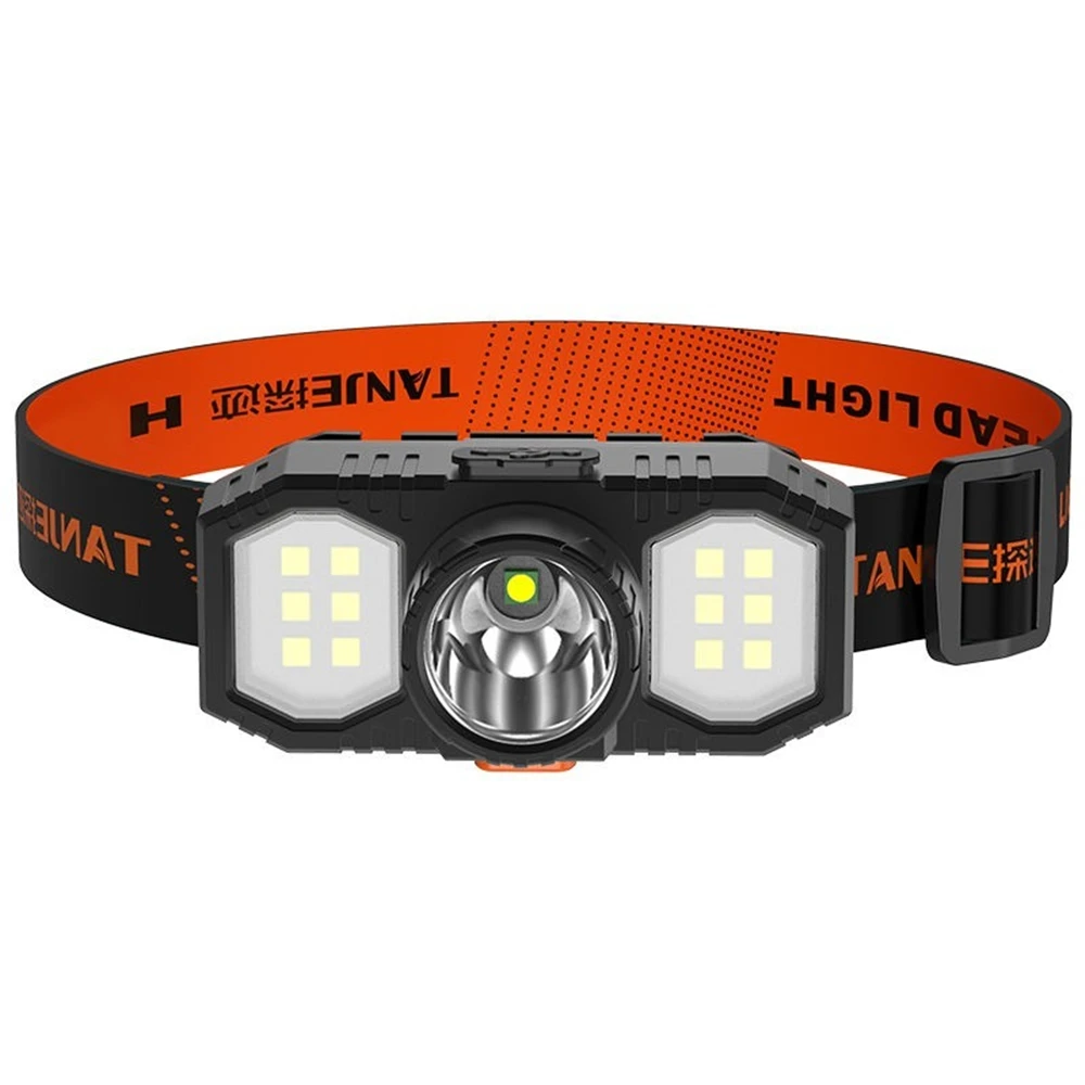 Super Bright COB Headlight Rechargeable Headlamp Head Torch Long-range Flashlight Outdoor Camping Lamp Work Light Fishing Light