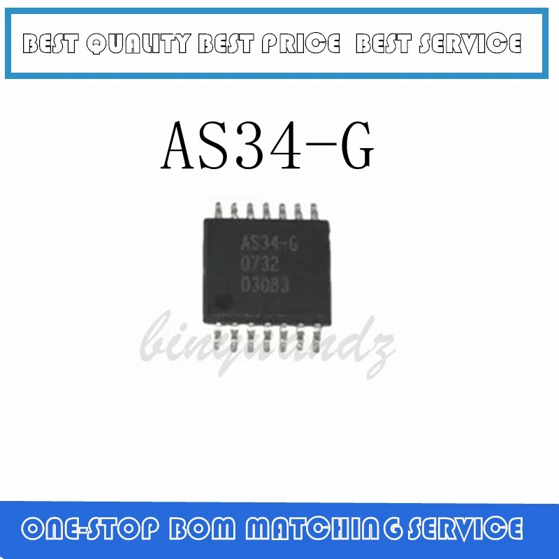 10 قطعة ~ 50PCSAS34-G AS34 tssop-14