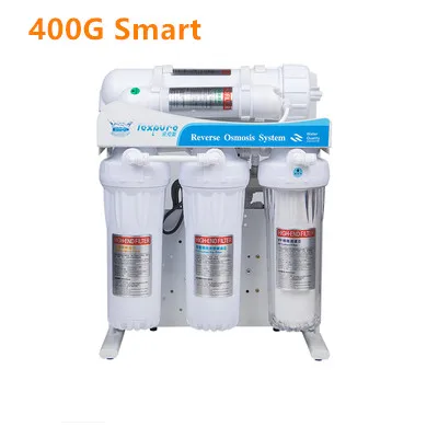 400/600gpd Water Purifier Reverse Osmosis System Pure Water Machine Reverse Osmosis Water Filter Automatic Flush Aquarium System