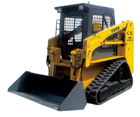 Mini Skid Steer Backhoe Loader 4 Wheel Hydraulic Motor Loading 700kg SY45