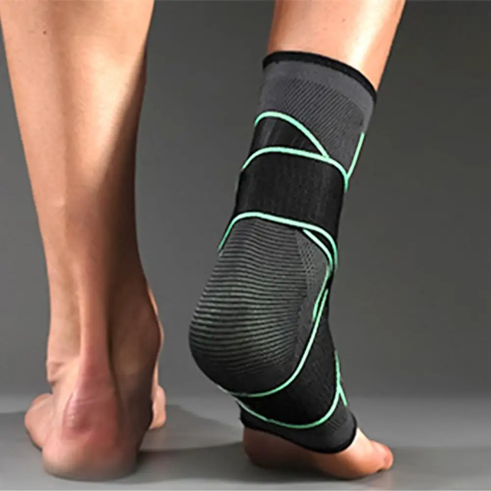 1Pc Ankle Brace Elastic Pain Relief Nylon Premium Ankle Compression Socks Elastic Bandage Support Ankle Protector for Exercise