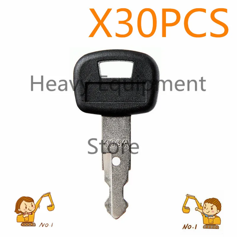 

30 For Kubota Mini Excavator Skid Steer Loader Heavy Equipment Ignition Key 459A