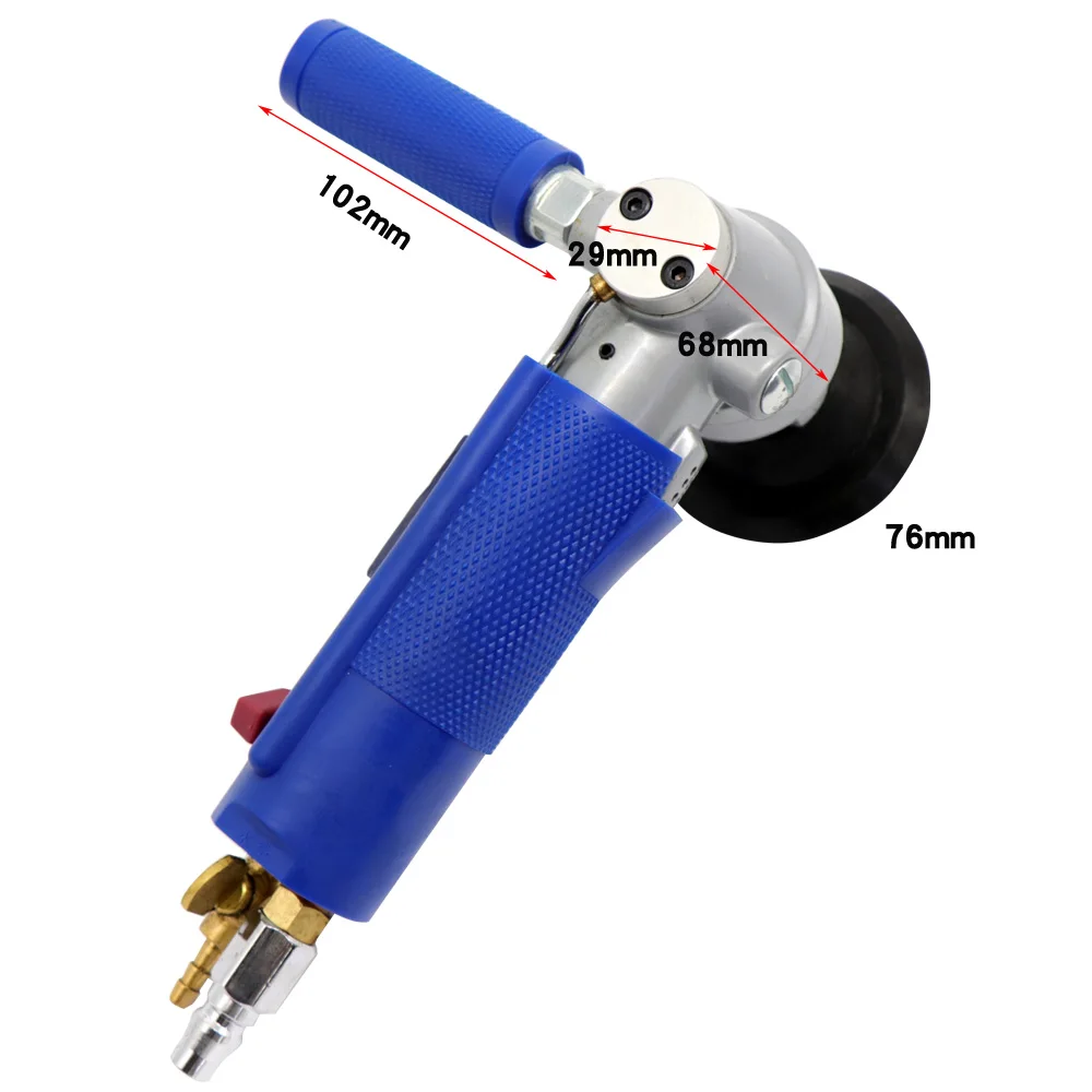 4 Inch Air Pneumatic Sander Water-feed Mill Wet Polisher Tool Machine for Marble Quartz Granite Stone Polishing