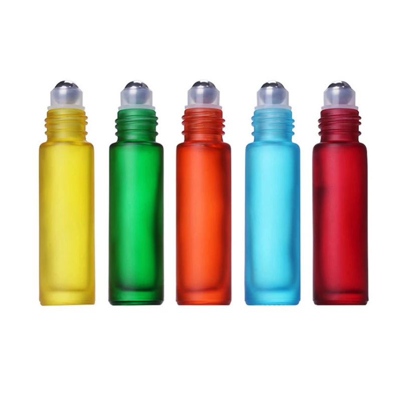 5/10/50 Stück 10 ml Roll-On-Flasche, dickes Milchglas, Parfümflasche, nachfüllbar, leerer Roller, Fläschchen für ätherische Öle – Detail 2