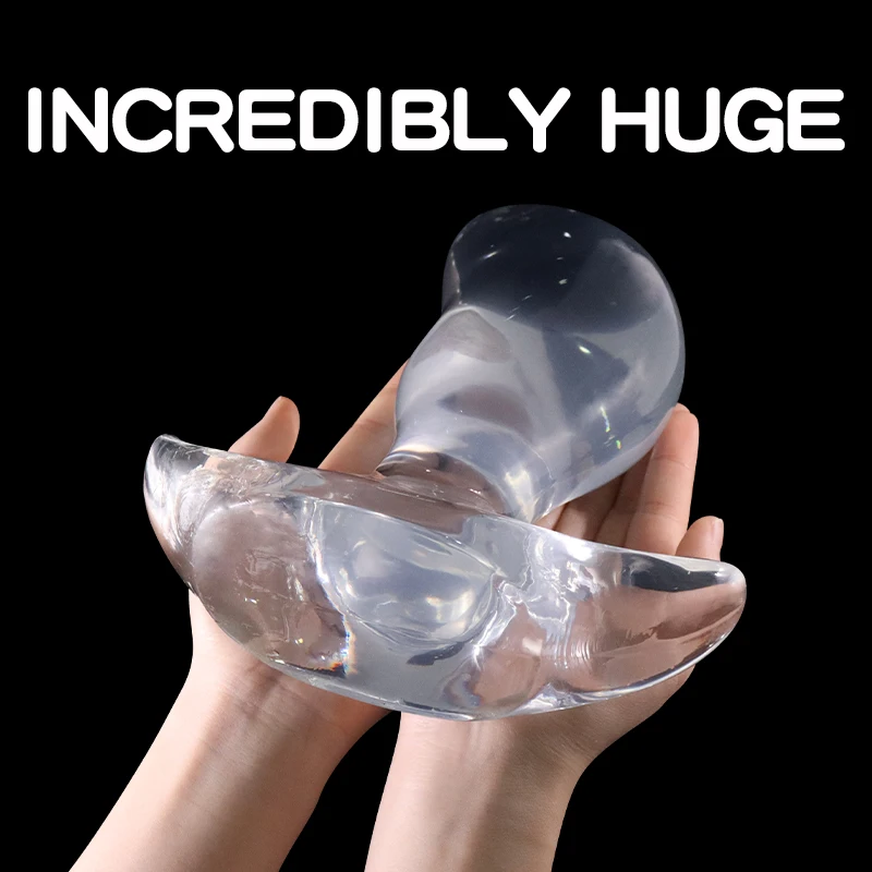 Huge Wearable Anal Plug Sex Toys Large Butt Plug Prostate Massage G-Spot Stimulation Anal Dilator For Women Men Adult 18+