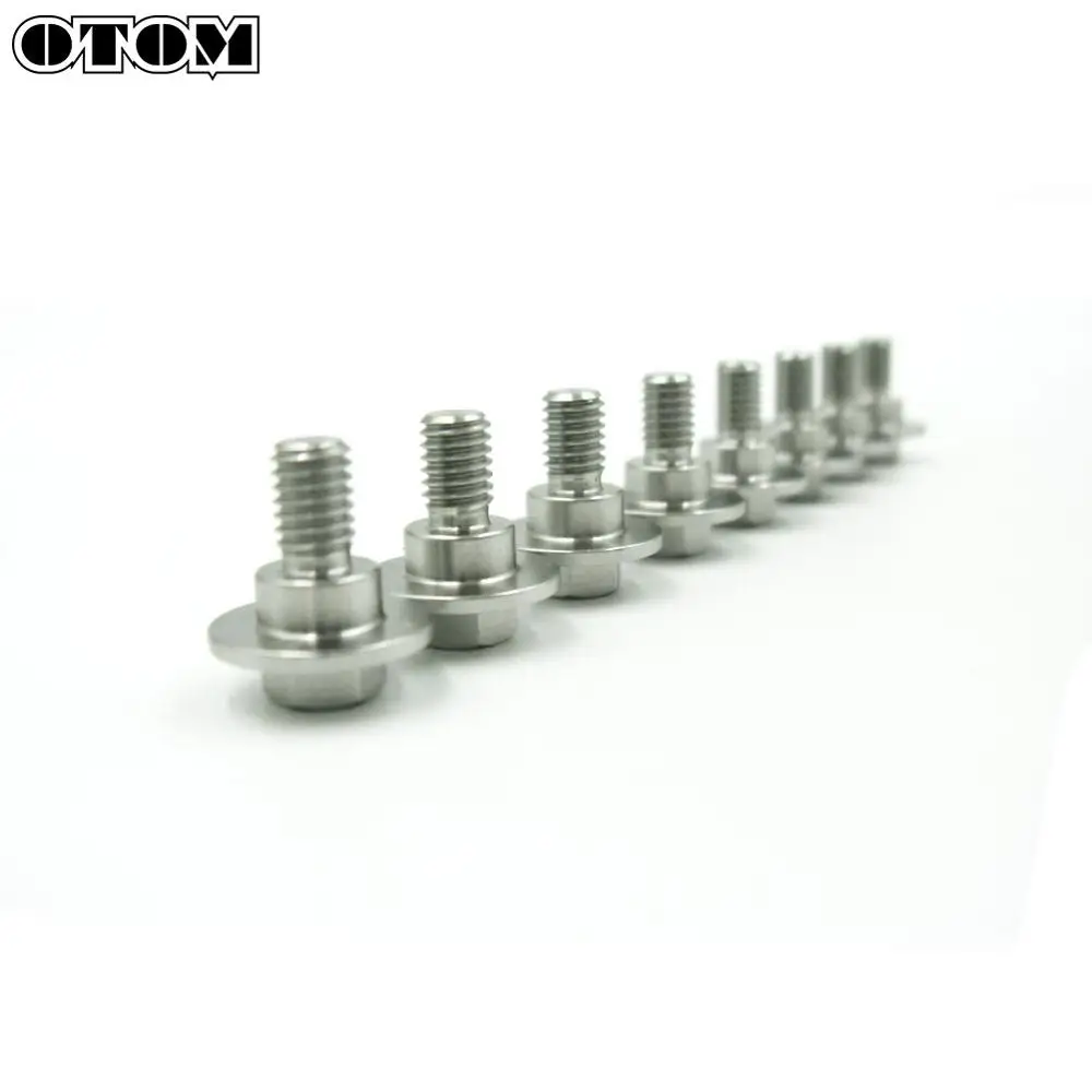 OTOM 8 Pcs Motorcycle Fairing Body Bolts Kit Fastener Clips Screw Nuts For KAWASAKI KX 125 250 500 KX250F KX450F KLX 250R 450R