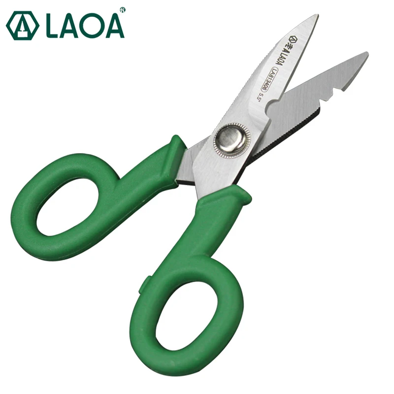 

LAOA Многофункциональный Нержавеющей Стали Ножницы Высокого Качества ножницы Электрика для Марка Нож для зачистки Проводов