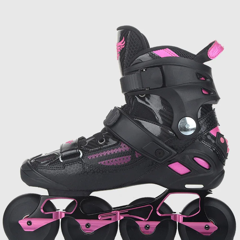 Patines de ruedas profesionales para mujer, zapatillas de patinaje deslizantes en línea, 4 ruedas, 1 fila, deportes al aire libre, 2020