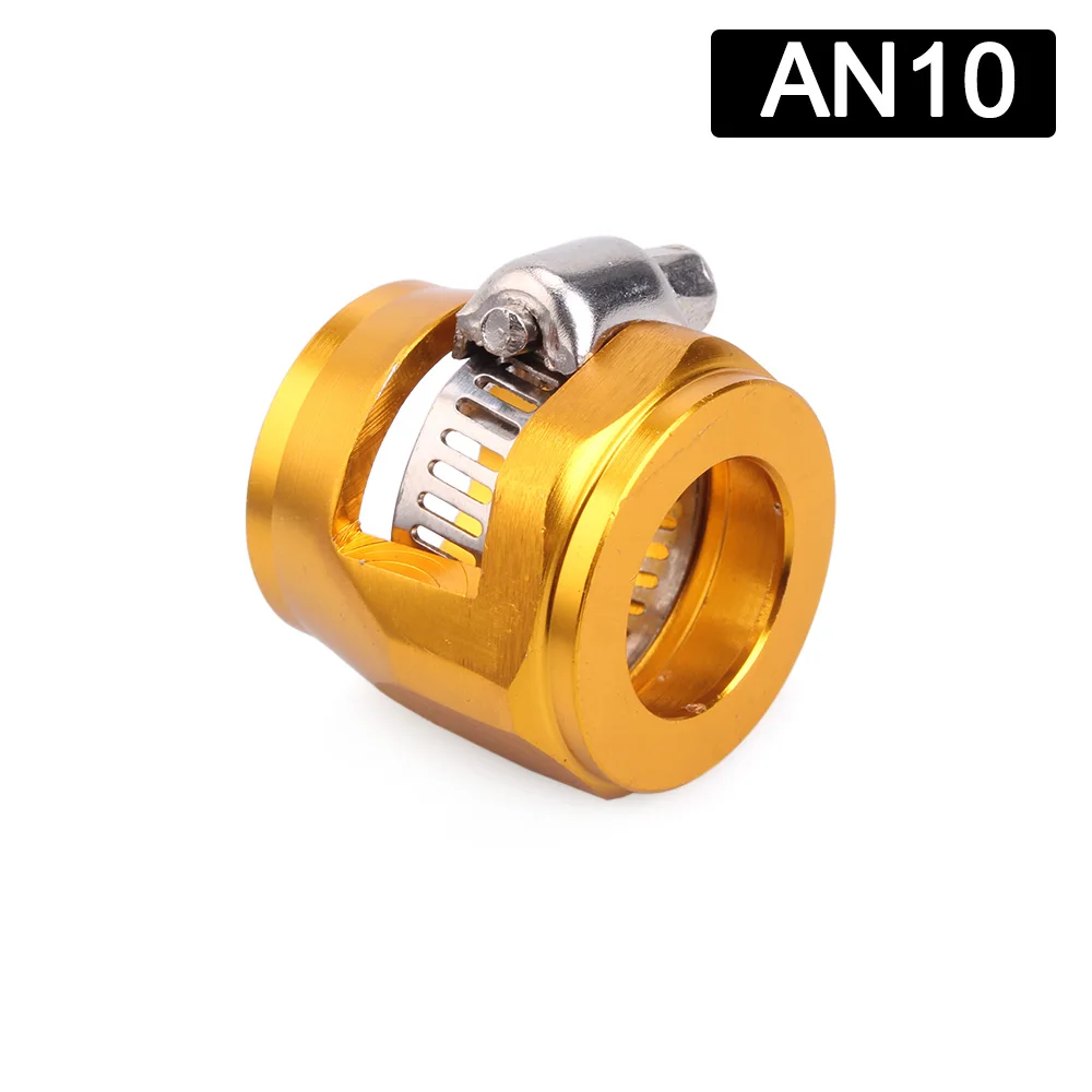 RASTP-Apply To AN10 21mm Fuel HEX Finishers Oil Fittings Clamps Water Tube Hose Clamp RS-TC008-AN10