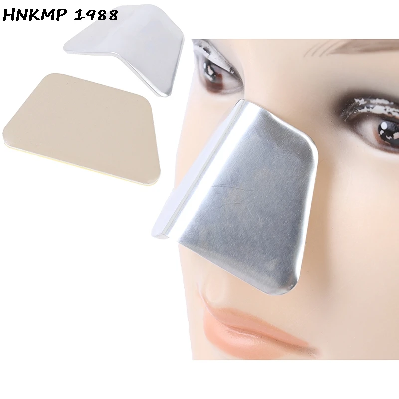 Aoever Self Adhesive Aluminum Plastic Nasal Splint Nose Job Rhinoplasty Splint Nose Nasal Fracture Splint Trapezoid 6*3.3*3.5cm